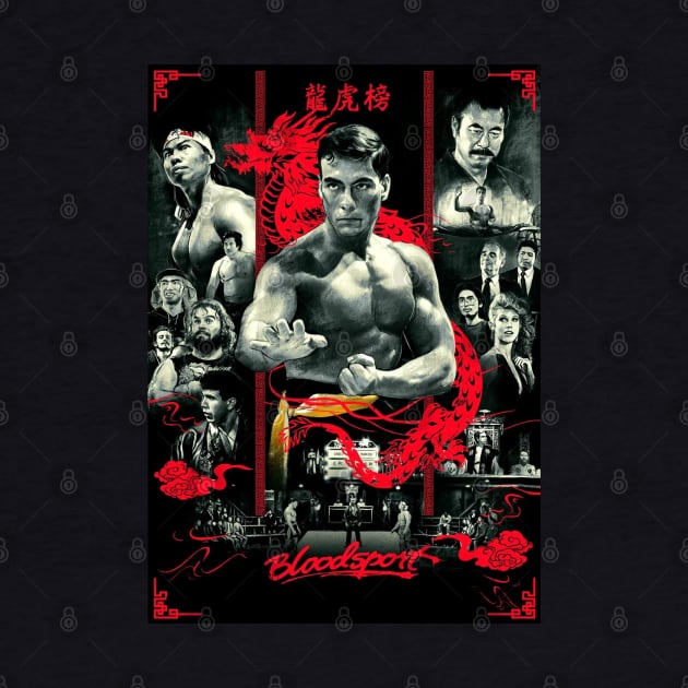 Bloodsport Poster Shirt by HipHopTees